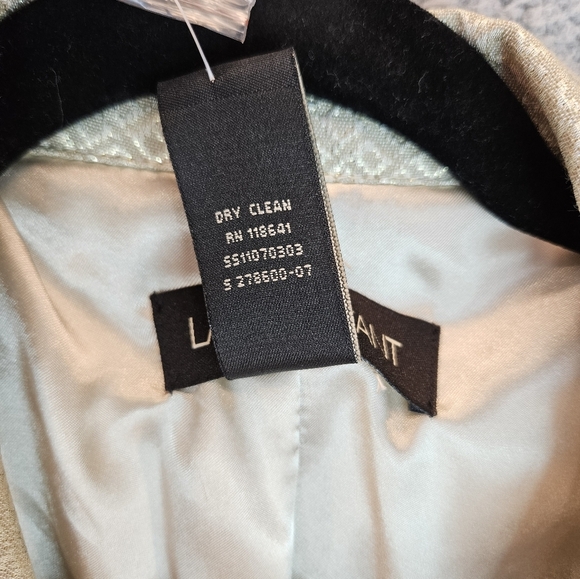 Lane Bryant Womens Evening Cocktail Blazer Sz 22 Gold Metallic Shimmer Chic - Picture 6 of 11